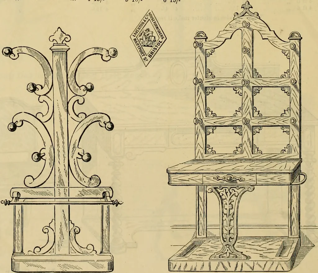 An illustration from [New illustrated catalogue of furniture and general price list], 1875, leaf 145