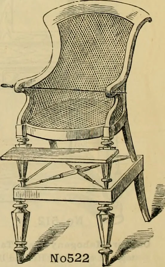 An illustration from [New illustrated catalogue of furniture and general price list], 1875, leaf 147