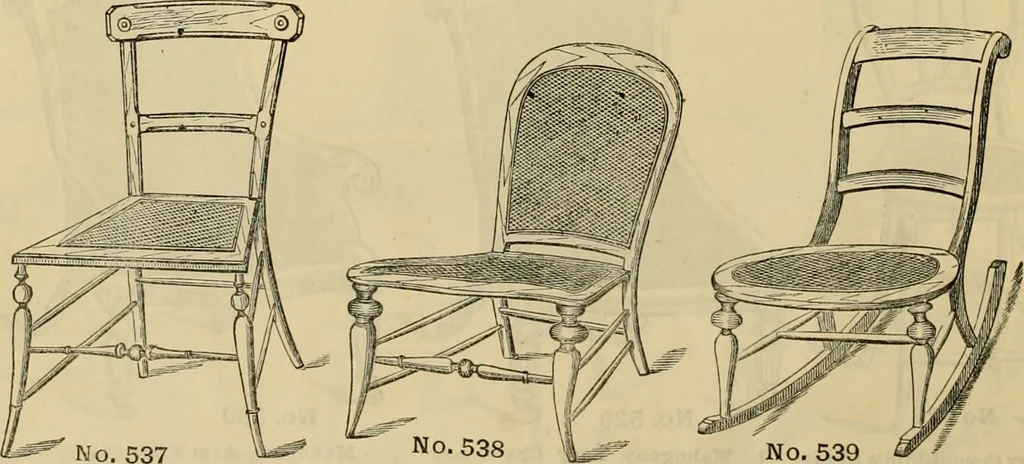 An illustration from [New illustrated catalogue of furniture and general price list], 1875, leaf 149