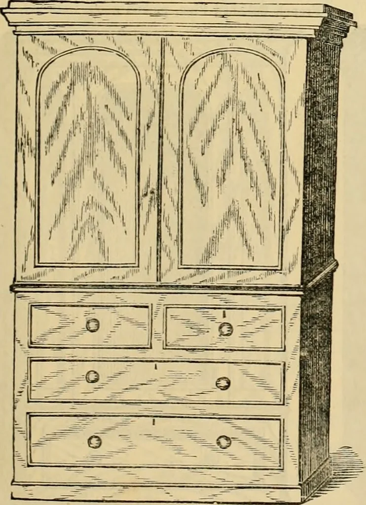 An illustration from [New illustrated catalogue of furniture and general price list], 1875, leaf 52