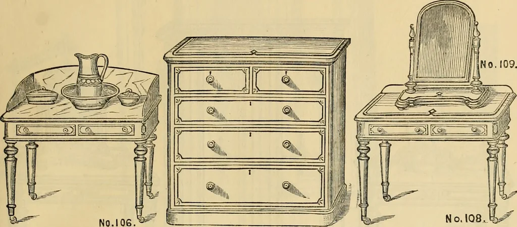 An illustration from [New illustrated catalogue of furniture and general price list], 1875, leaf 54