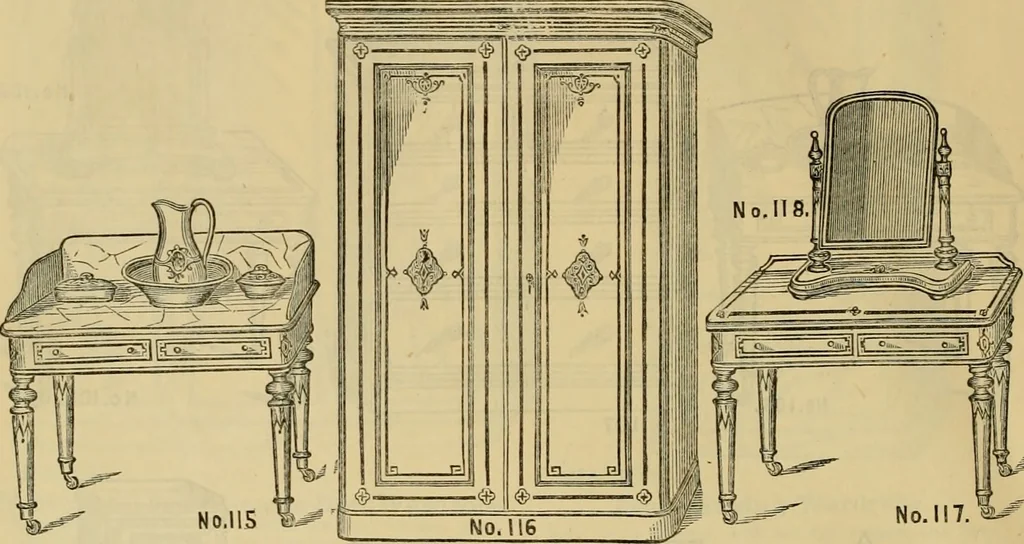 An illustration from [New illustrated catalogue of furniture and general price list], 1875, leaf 55