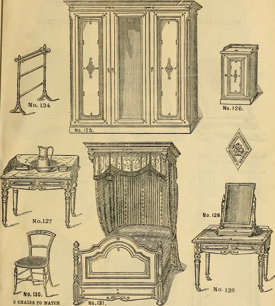 An illustration from [New illustrated catalogue of furniture and general price list], 1875, leaf 56
