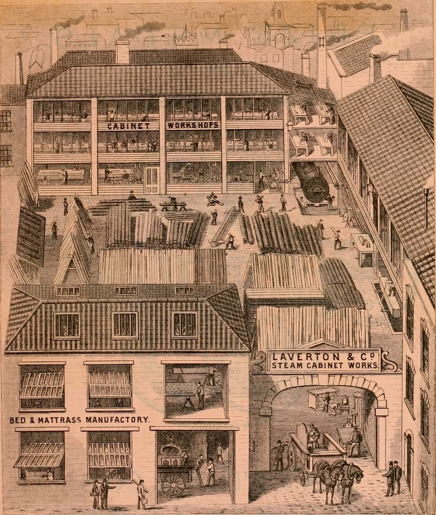 An illustration from [New illustrated catalogue of furniture and general price list], 1875, leaf 6