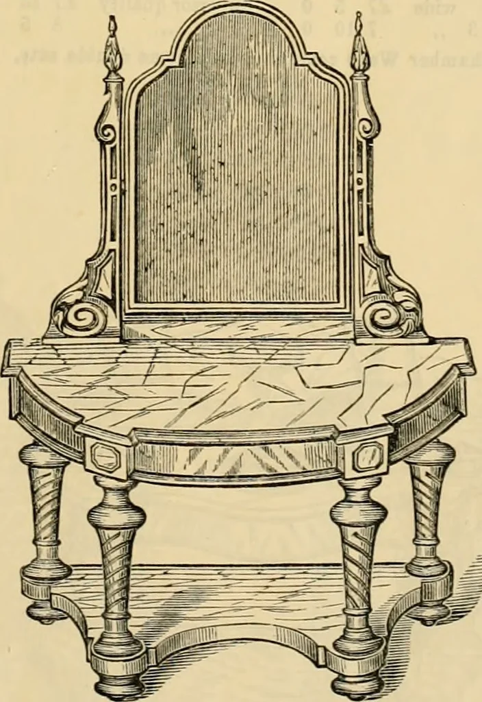 An illustration from [New illustrated catalogue of furniture and general price list], 1875, leaf 62