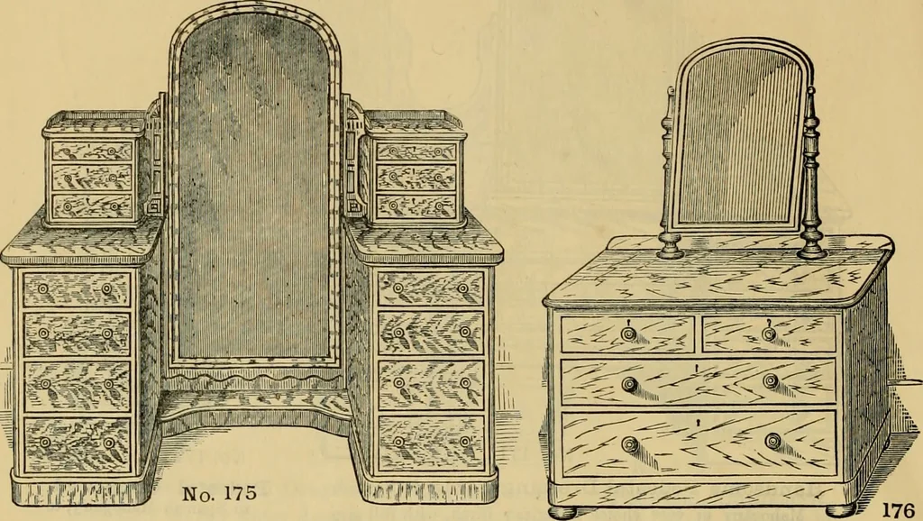 An illustration from [New illustrated catalogue of furniture and general price list], 1875, leaf 65