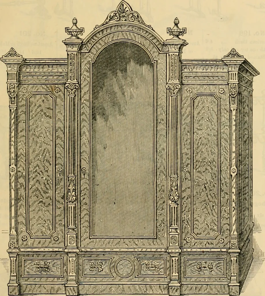 An illustration from [New illustrated catalogue of furniture and general price list], 1875, leaf 72