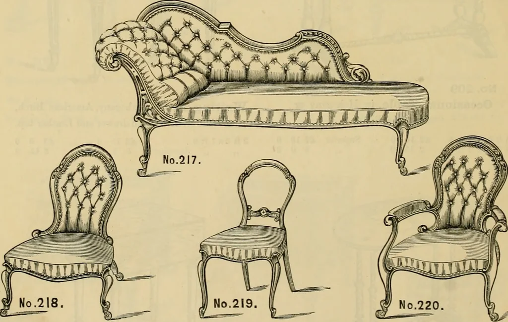 An illustration from [New illustrated catalogue of furniture and general price list], 1875, leaf 75
