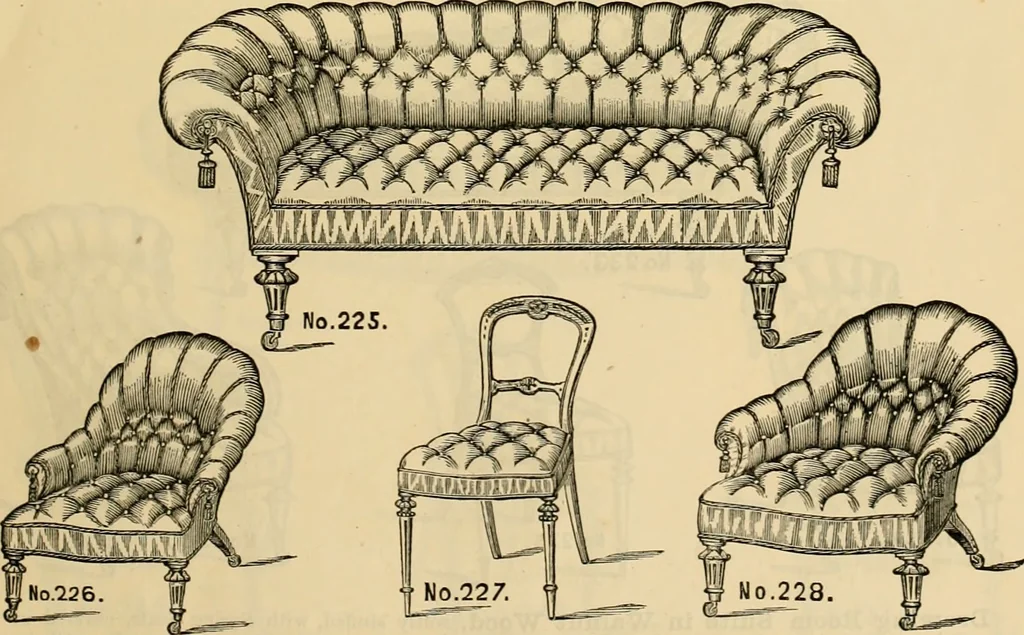 An illustration from [New illustrated catalogue of furniture and general price list], 1875, leaf 76