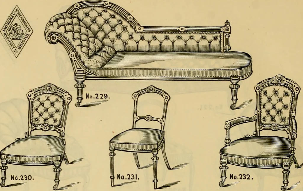 An illustration from [New illustrated catalogue of furniture and general price list], 1875, leaf 77