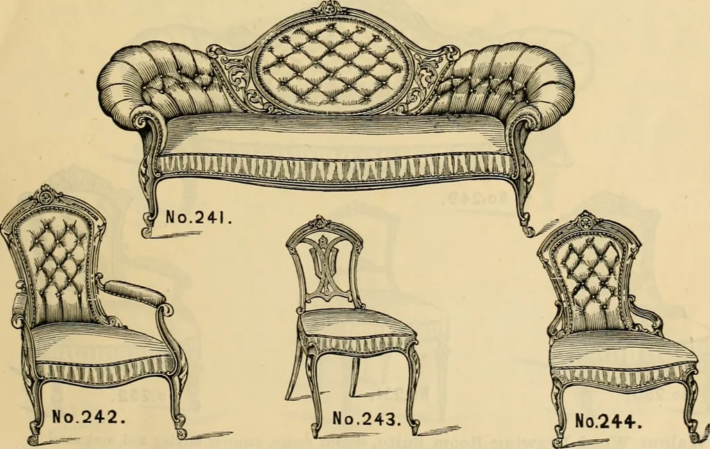 An illustration from [New illustrated catalogue of furniture and general price list], 1875, leaf 78