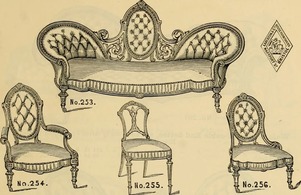 An illustration from [New illustrated catalogue of furniture and general price list], 1875, leaf 80