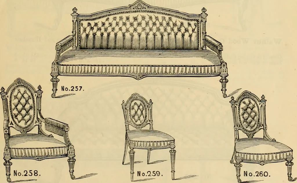 An illustration from [New illustrated catalogue of furniture and general price list], 1875, leaf 80