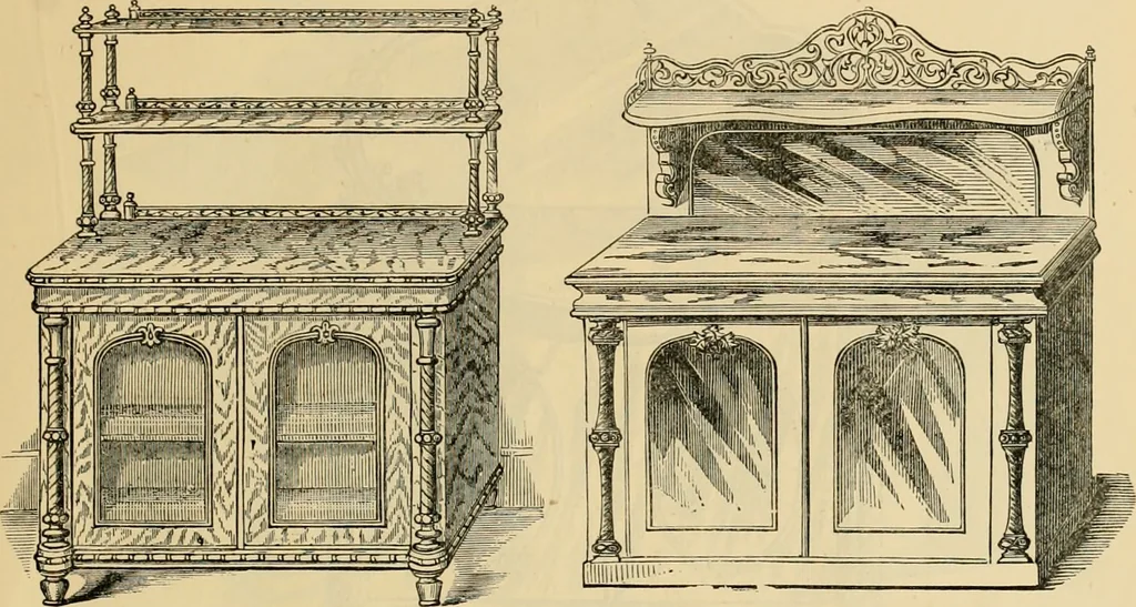 An illustration from [New illustrated catalogue of furniture and general price list], 1875, leaf 96