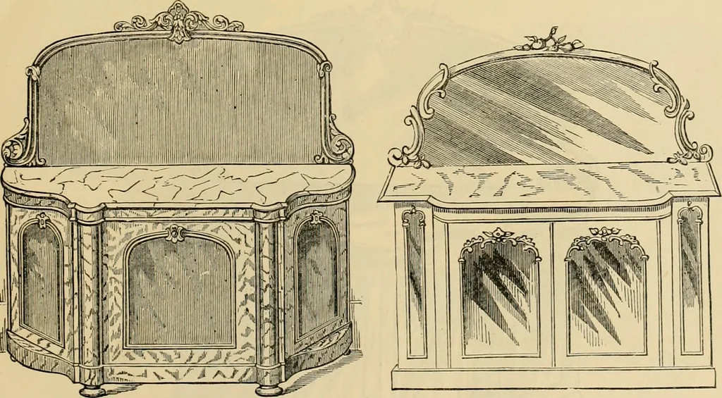 An illustration from [New illustrated catalogue of furniture and general price list], 1875, leaf 96