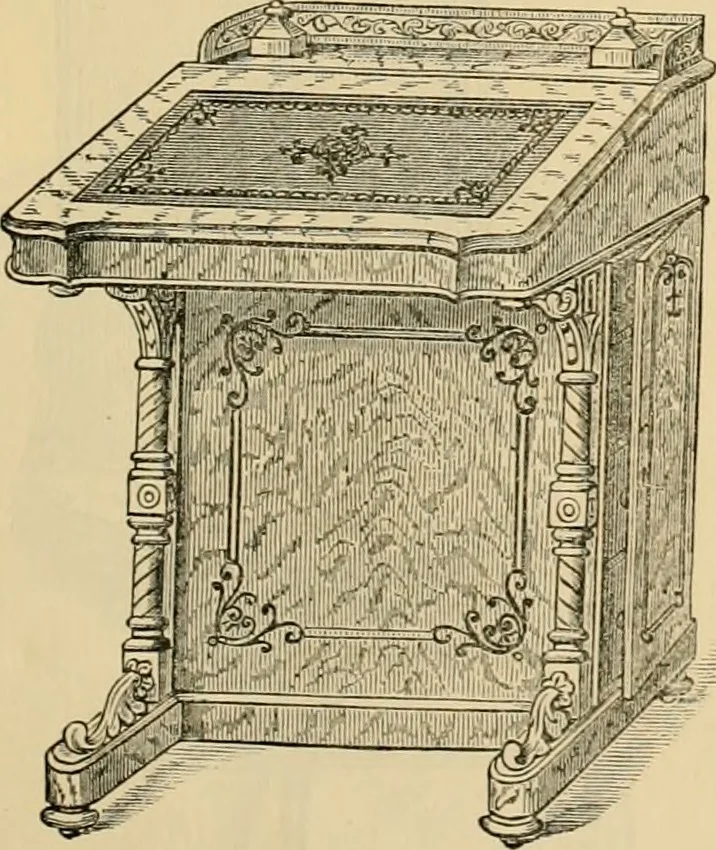 An illustration from [New illustrated catalogue of furniture and general price list], 1875, leaf 98