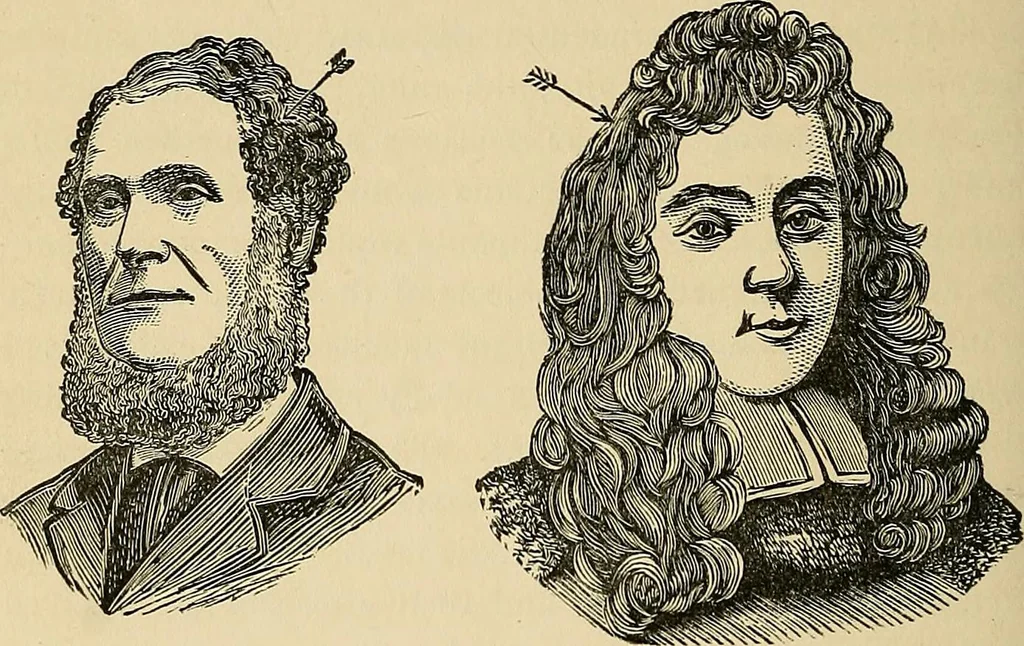 An illustration from A new illustrated hand-book of phrenology, physiology and physiognomy, 1878, leaf 195
