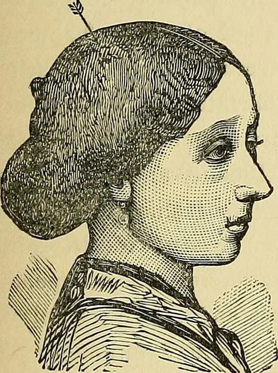 An illustration from A new illustrated hand-book of phrenology, physiology and physiognomy, 1878, leaf 198