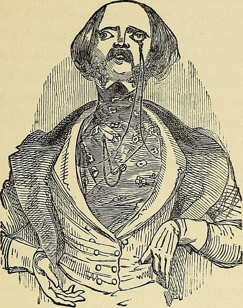 An illustration from A new illustrated hand-book of phrenology, physiology and physiognomy, 1878, leaf 234