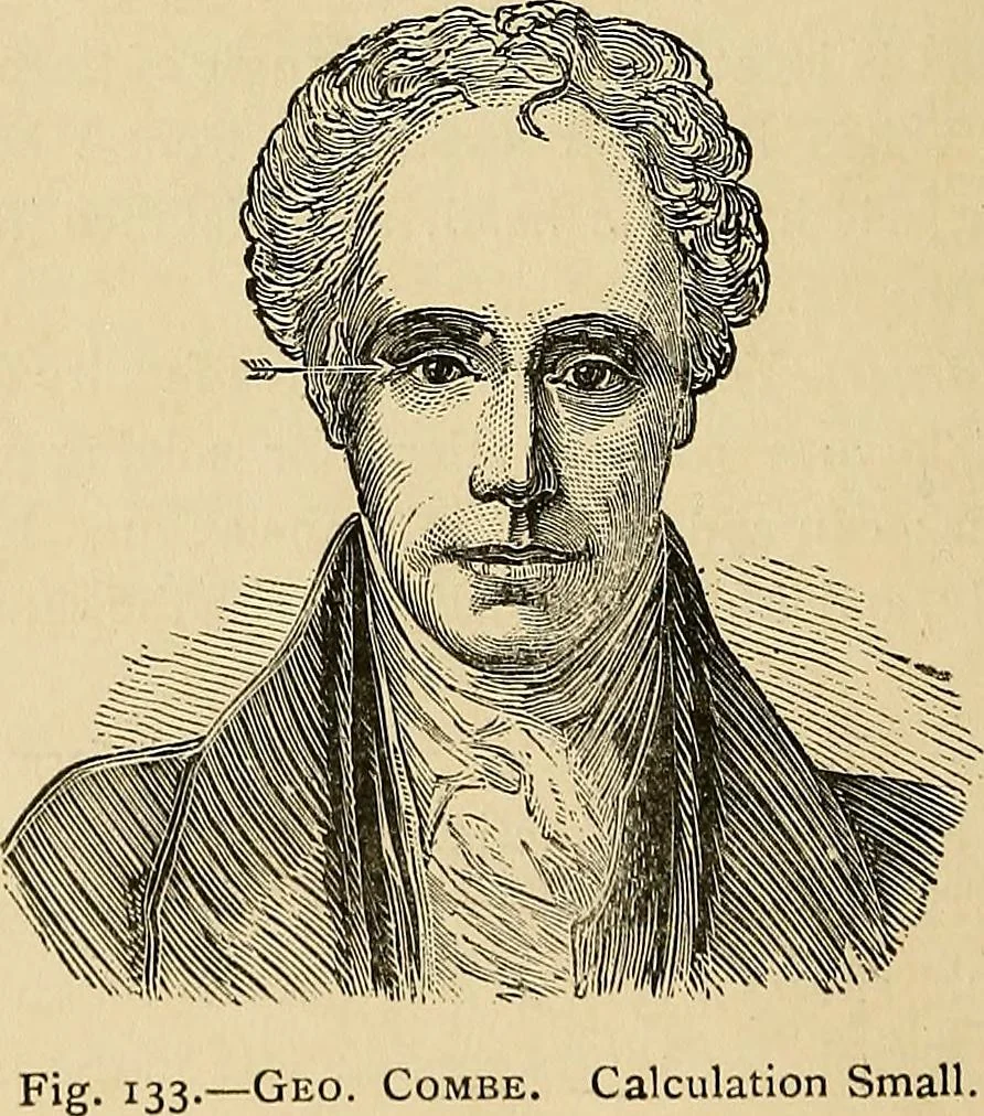 An illustration from A new illustrated hand-book of phrenology, physiology and physiognomy, 1878, leaf 265