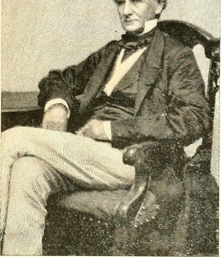 An illustration from New light on Lincoln's character : [prospectus], 1902, leaf 42