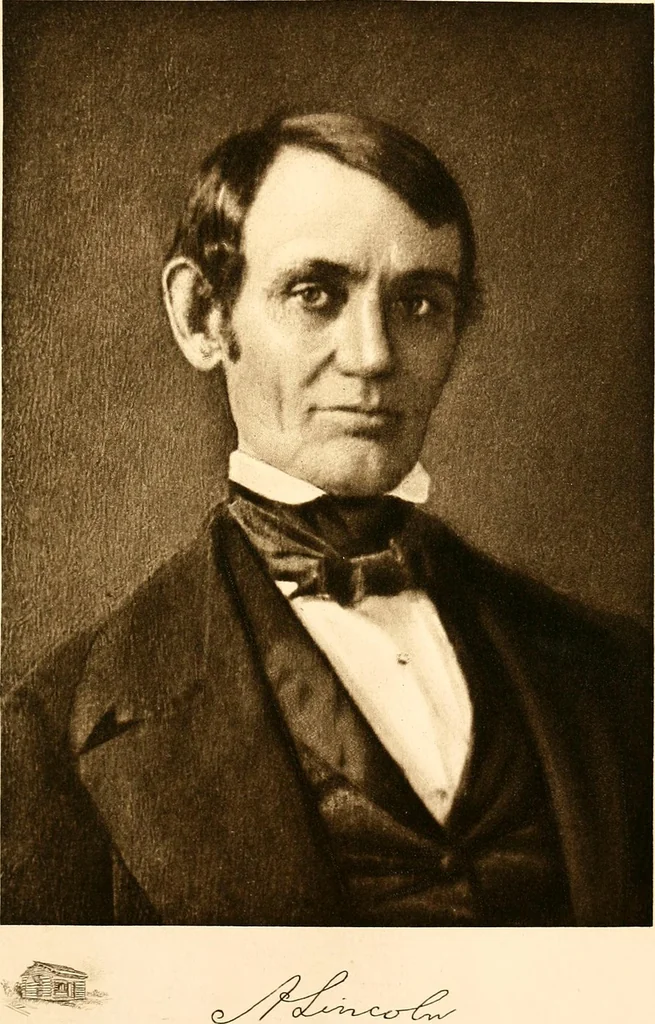 An illustration from New light on Lincoln's character : [prospectus], 1902, leaf 6