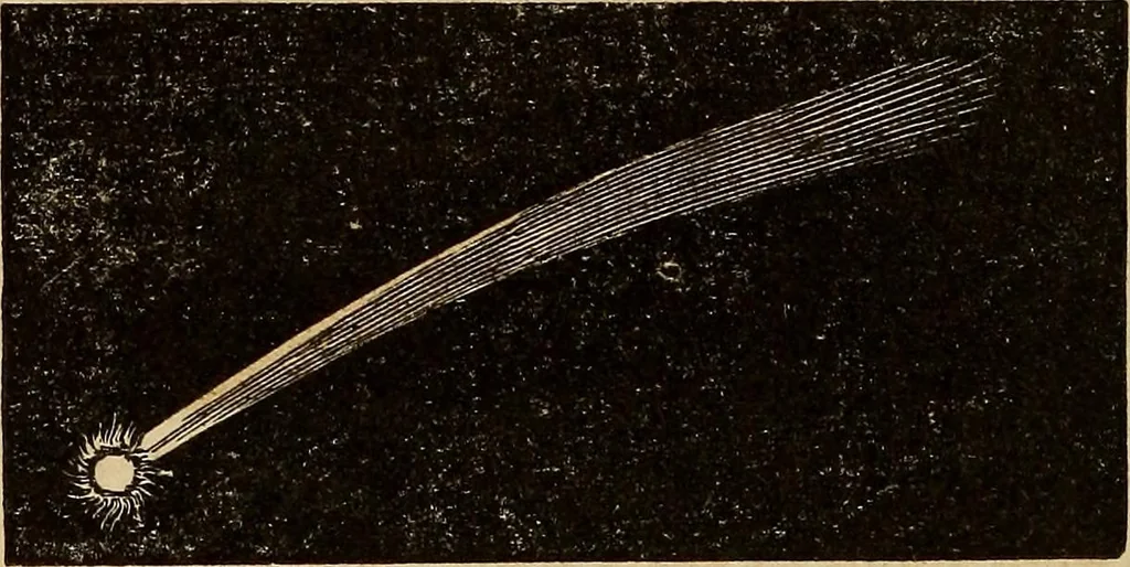 An illustration from A new manual of the elements of astronomy, descriptive and mathematical .., 1868, leaf 221
