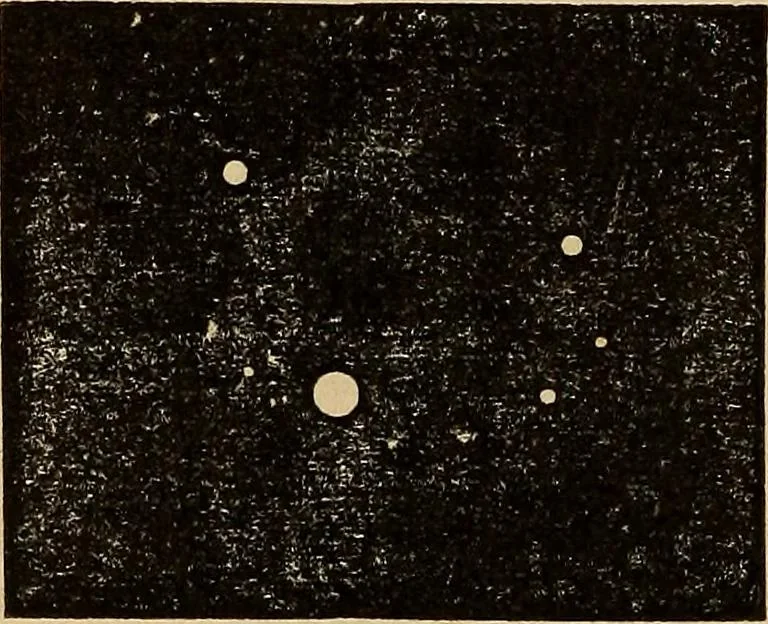 An illustration from A new manual of the elements of astronomy, descriptive and mathematical .., 1868, leaf 261