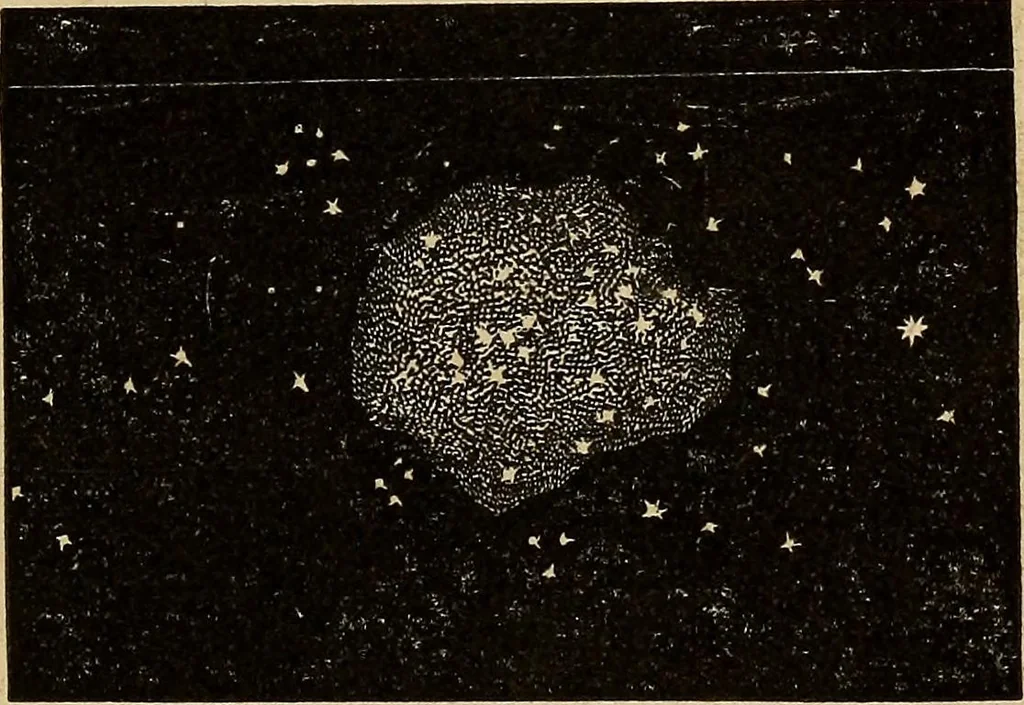 An illustration from A new manual of the elements of astronomy, descriptive and mathematical .., 1868, leaf 266