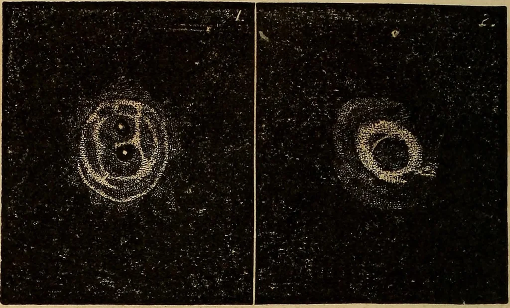 An illustration from A new manual of the elements of astronomy, descriptive and mathematical .., 1868, leaf 273