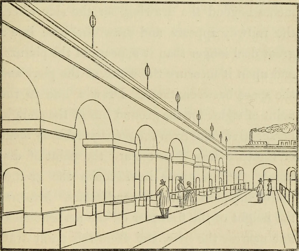 An illustration from A new manual of perspective: containing remarks on the theory of the art, and its practical application in the procudtion of drawings ... Illustrated by numerous engravings, 1849, leaf 110