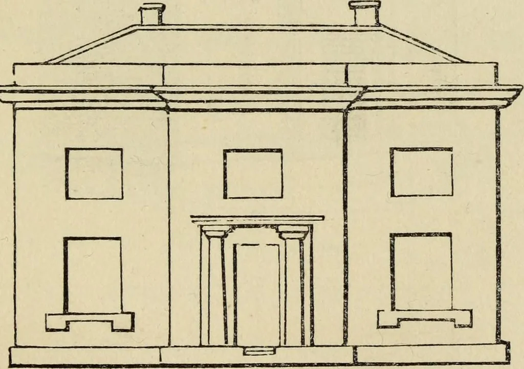 An illustration from A new manual of perspective: containing remarks on the theory of the art, and its practical application in the procudtion of drawings ... Illustrated by numerous engravings, 1849, leaf 30