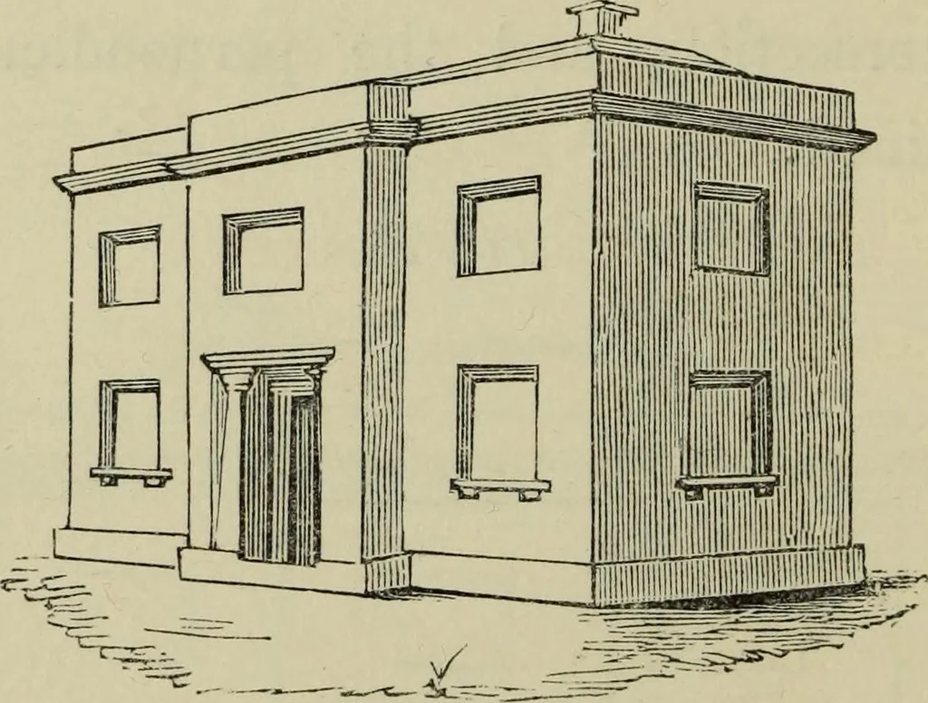 An illustration from A new manual of perspective: containing remarks on the theory of the art, and its practical application in the procudtion of drawings ... Illustrated by numerous engravings, 1849, leaf 31