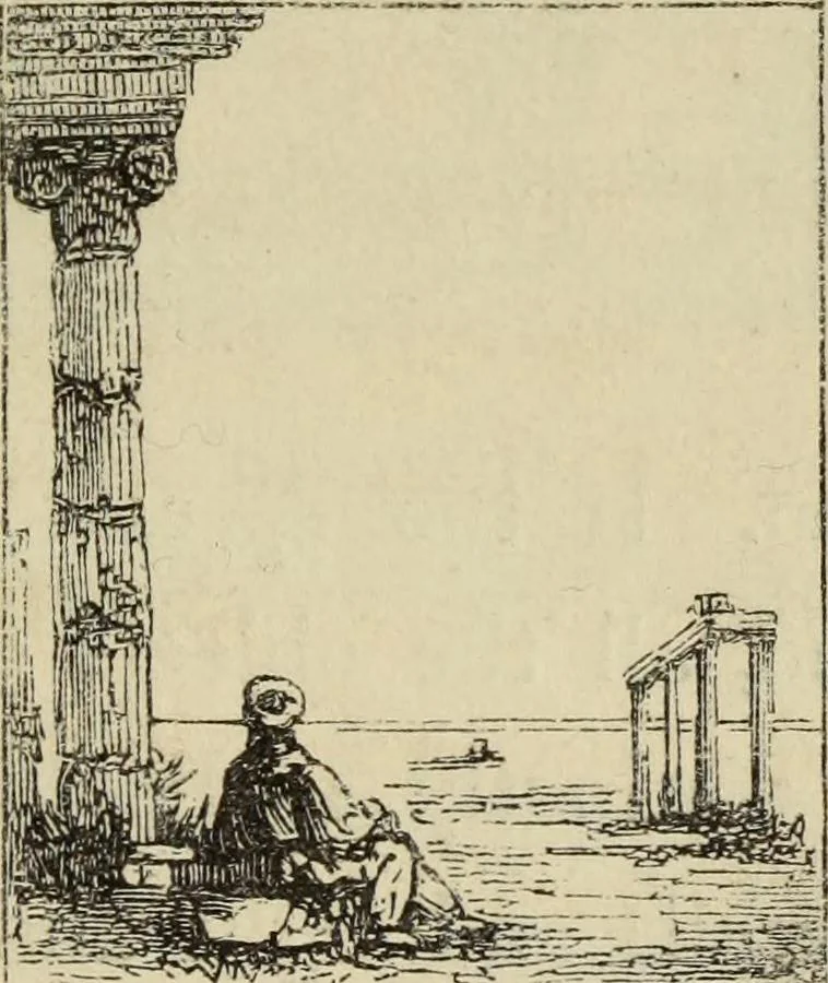 An illustration from A new manual of perspective: containing remarks on the theory of the art, and its practical application in the procudtion of drawings ... Illustrated by numerous engravings, 1849, leaf 64