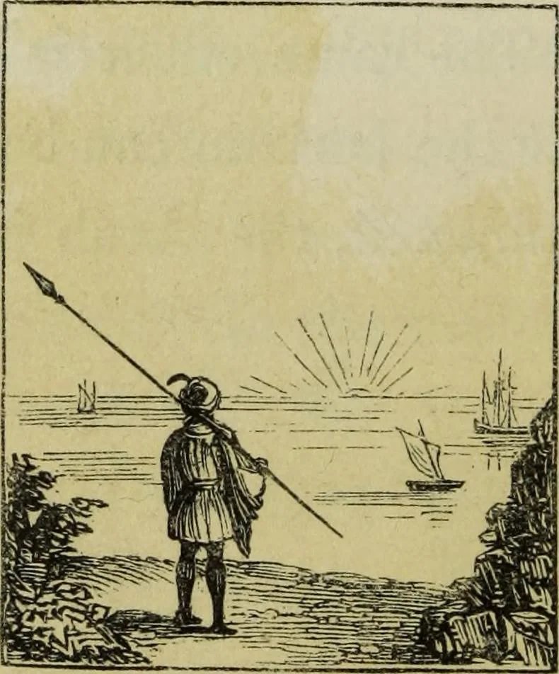 An illustration from A new manual of perspective: containing remarks on the theory of the art, and its practical application in the procudtion of drawings ... Illustrated by numerous engravings, 1849, leaf 65