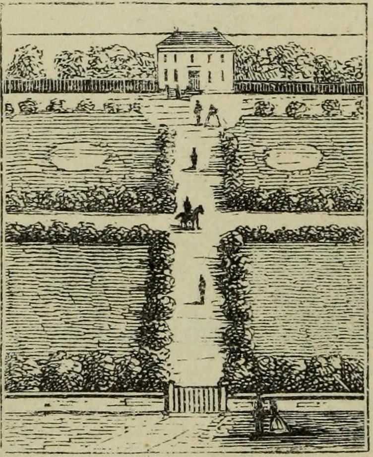 An illustration from A new manual of perspective: containing remarks on the theory of the art, and its practical application in the procudtion of drawings ... Illustrated by numerous engravings, 1849, leaf 67