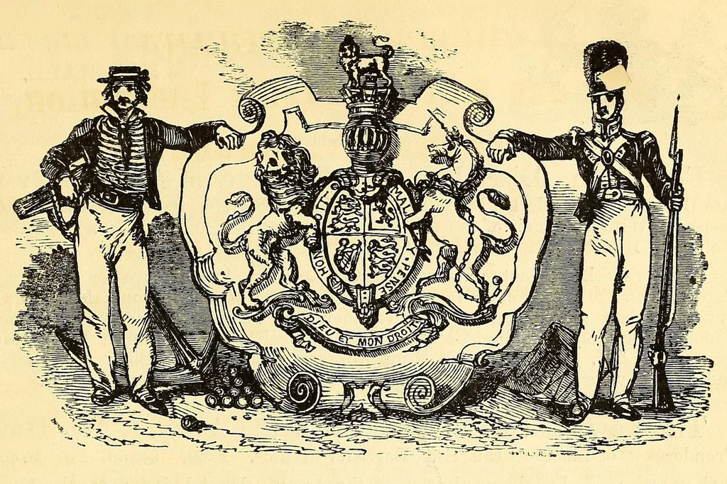 An illustration from The New navy list : and general record of the services of officers of the Royal Navy and Royal Marines, 1856, leaf 349