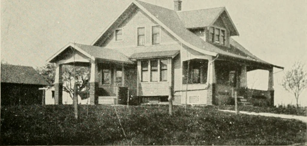 An illustration from The new and old immigrant on the land; a study of Americanization and the rural church, 1922, leaf 28