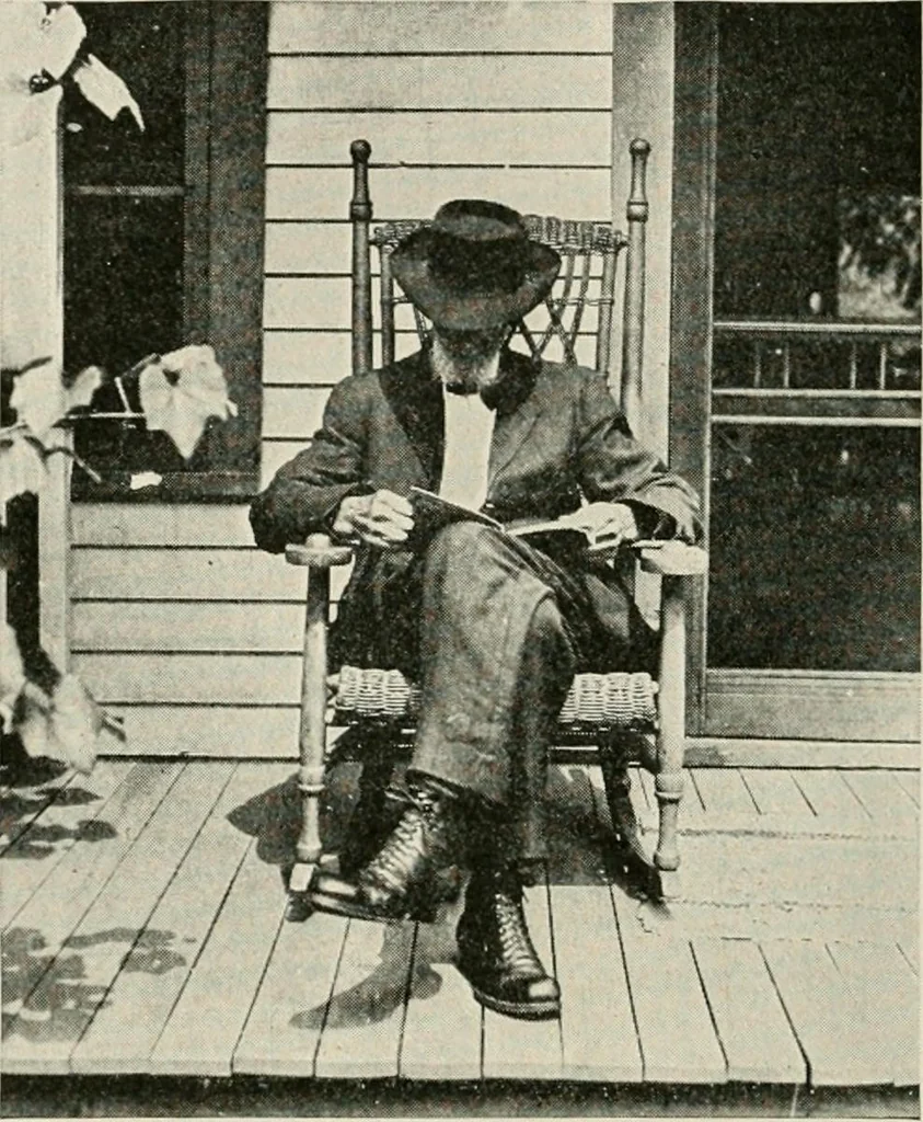 An illustration from The new and old immigrant on the land; a study of Americanization and the rural church, 1922, leaf 39