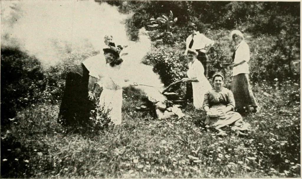 An illustration from The new and old immigrant on the land; a study of Americanization and the rural church, 1922, leaf 42