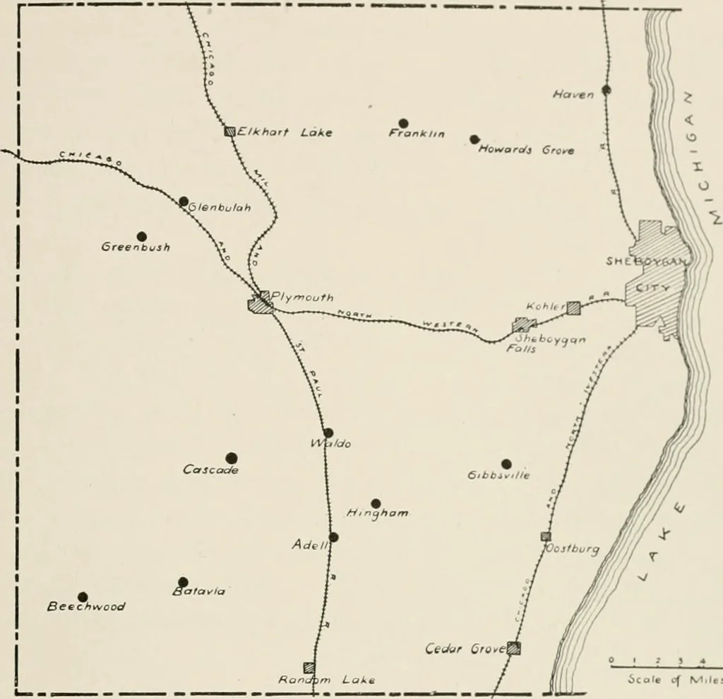 An illustration from The new and old immigrant on the land; a study of Americanization and the rural church, 1922, leaf 44
