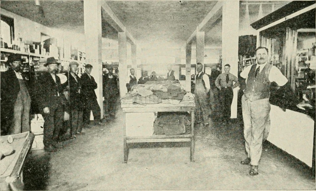 An illustration from The new and old immigrant on the land; a study of Americanization and the rural church, 1922, leaf 63
