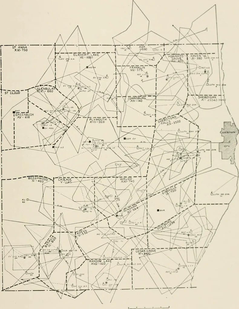 An illustration from The new and old immigrant on the land; a study of Americanization and the rural church, 1922, leaf 78