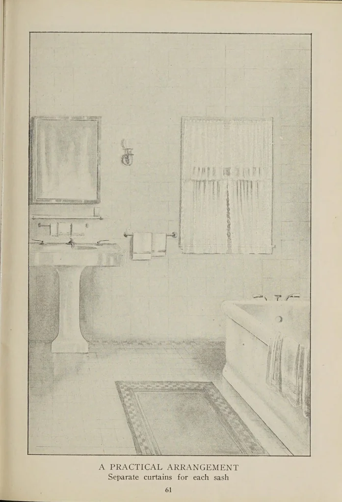 An illustration from New outlooks for every home : practical suggestions for every room in the house, 1918, leaf 65