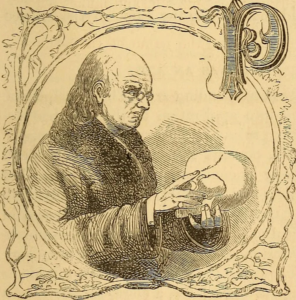 An illustration from New physiognomy, 1867, leaf 134