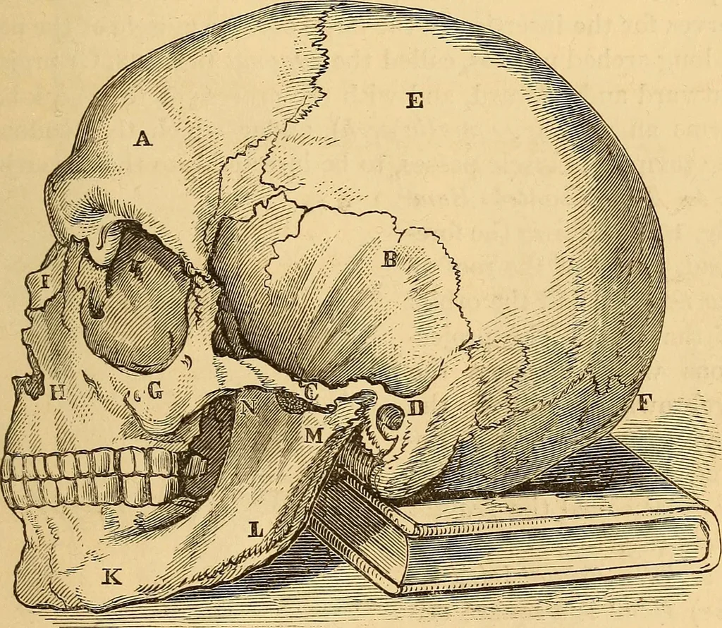 An illustration from New physiognomy, 1867, leaf 150