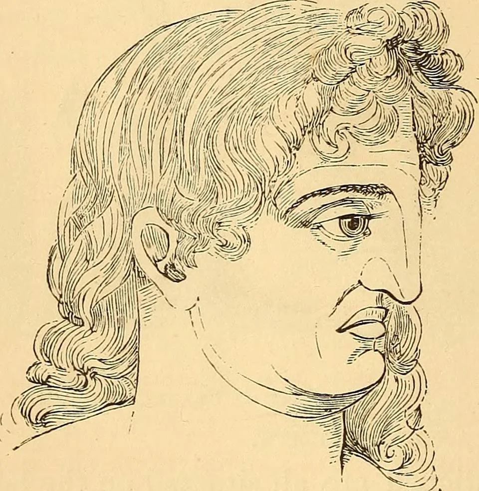 An illustration from New physiognomy, 1867, leaf 167