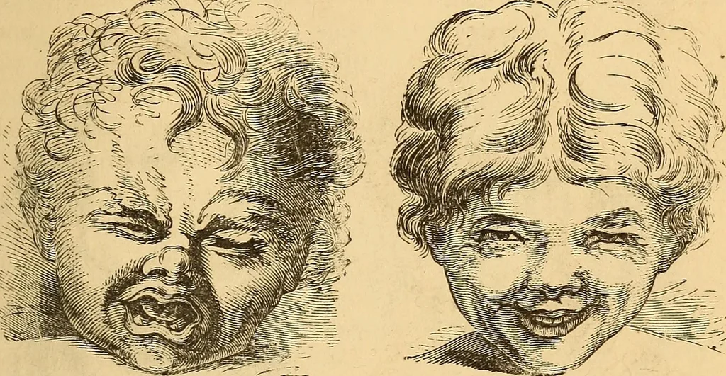 An illustration from New physiognomy, 1867, leaf 184