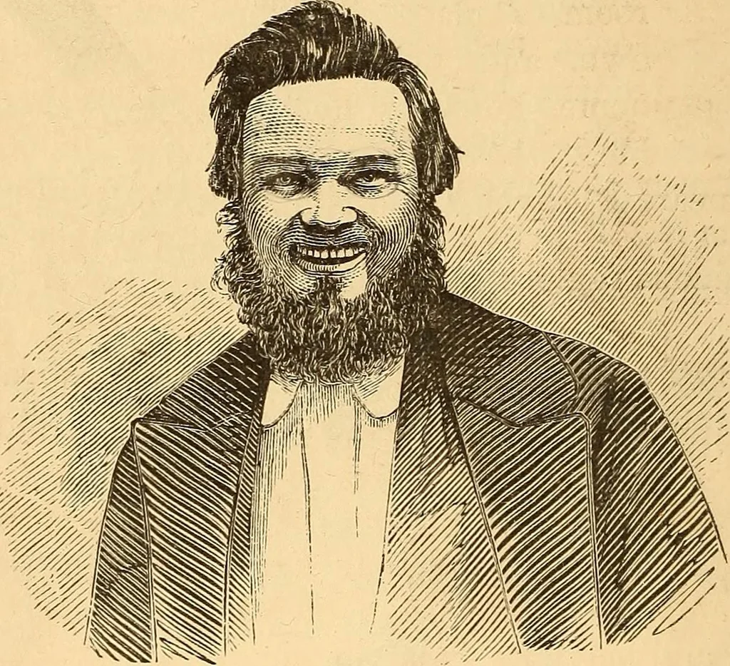 An illustration from New physiognomy, 1867, leaf 191