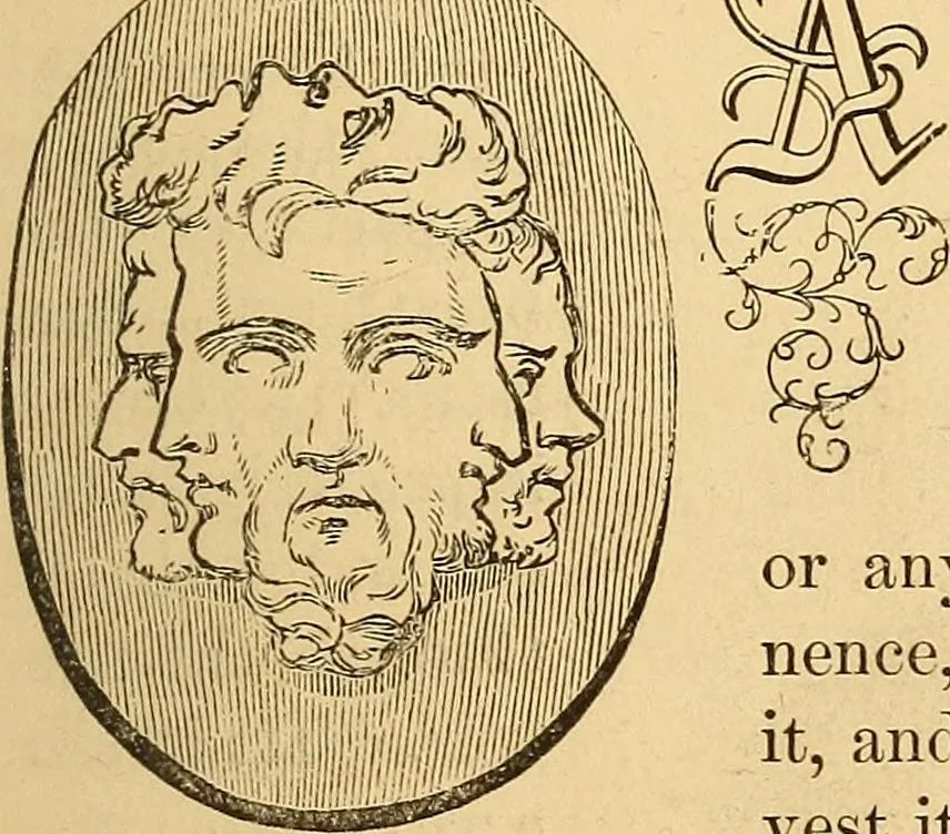 An illustration from New physiognomy, 1867, leaf 192
